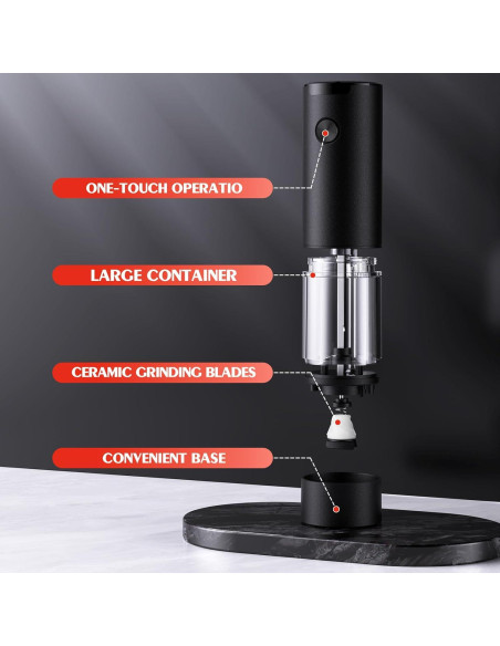 Molinillos Eléctricos de Sal y Pimienta ioion Automáticos 360
