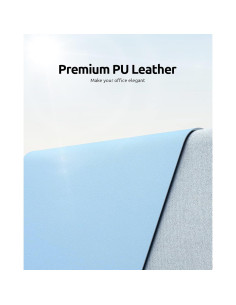 Alfombrilla de Escritorio YSAGi Azul Bebé 60x35 cm Antideslizante 2