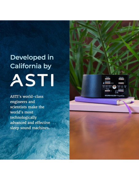 Máquina de Sonido Aquarius Adaptive Sound - Ruido Blanco y Agua