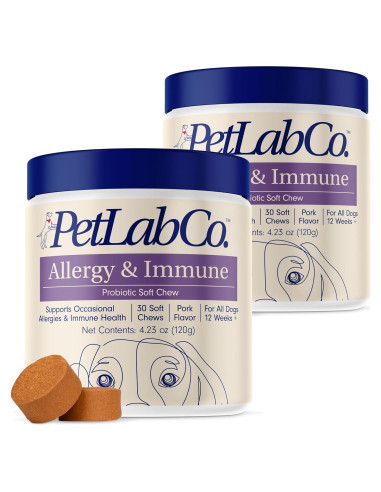 Probioticos para Perros PetLab Co. - 30 Masticables Sabor Cerdo
