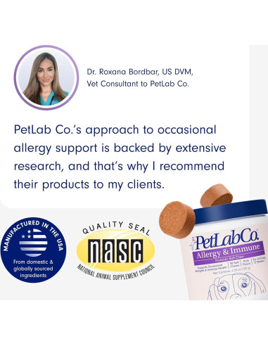 Probioticos para Perros PetLab Co. - 30 Masticables Sabor Cerdo