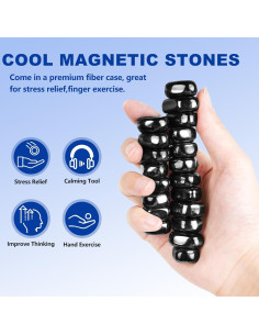 Juguete Antiestrés Magnético Amarlozn 18 Piezas para Oficina 2