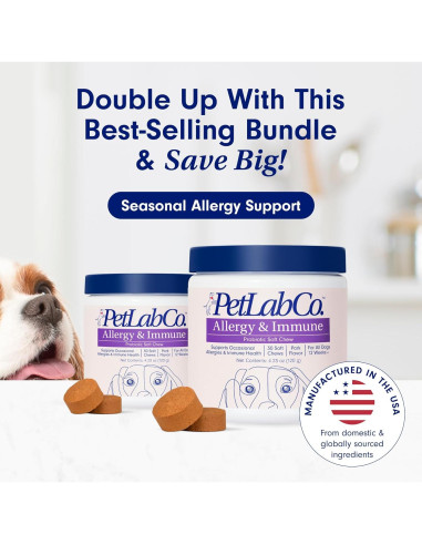 Probioticos para Perros PetLab Co. - 30 Masticables Sabor Cerdo