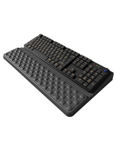 Soporte Ergonómico para Teclado VAIPI con Reposamuñecas - Negro