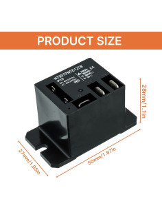 Relé de Potencia JAMHER NT90 DC 12V 30A 40A SPDT Mini 2