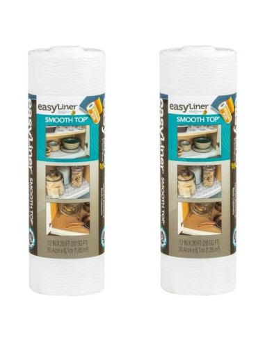 Forro de Estante No Adhesivo Duck 855145 Blanco 2 Rollos 30.48 cm x 6.1 m