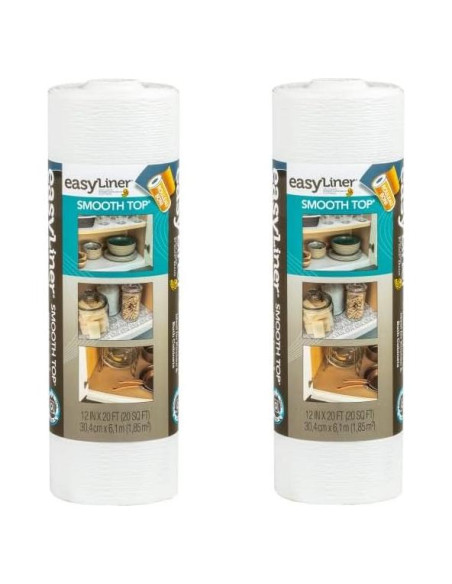 Forro de Estante No Adhesivo Duck 855145 Blanco 2 Rollos 30.48 cm x 6.1 m