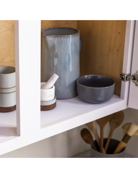 Forro de Estante No Adhesivo Duck 855145 Blanco 2 Rollos 30.48 cm x 6.1 m