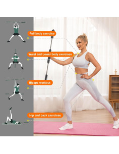 Barra de Fitness TEMPTIPS 91.4 cm - Ejercicio y Rehabilitación 2