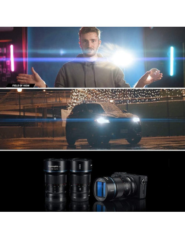 Lente Anamórfica SIRUI 50mm F1.8 Montura L para Cine