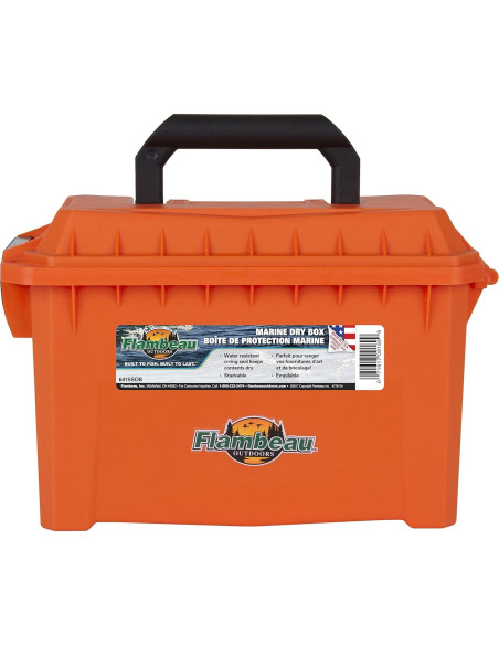 Caja Secadora Marina Flambeau 6415SO 28 cm Naranja Resistente