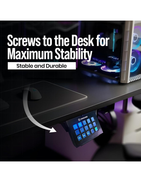 Soporte Bajo Escritorio para Stream Deck Titan3DWorks MK1 MK2