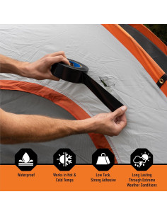 Cinta de Ducto Gorilla Todo Clima Negra 48 mm x 22.86 m 2