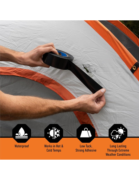 Cinta de Ducto Gorilla Todo Clima Negra 48 mm x 22.86 m