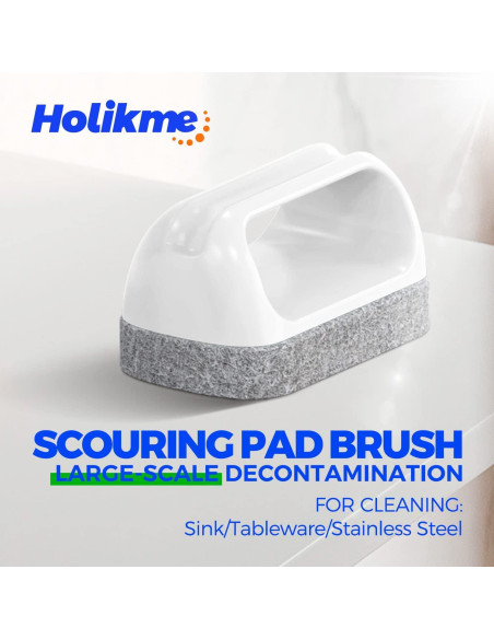 Holikme 7 Cepillos de Limpieza Profunda para Baño y Cocina