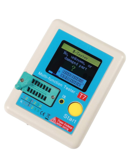 Probador de Transistores LCR-T7 AITRIP Medidor de Diodos y Capacitores