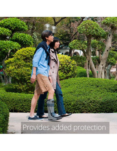 Bota Ortopédica Ossur Rebound Air Walker Alta S con Bomba de Aire