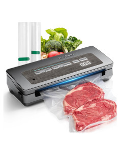 Selladora al Vacío Anybear 120W 90kPa con Cortador y Pantalla LED