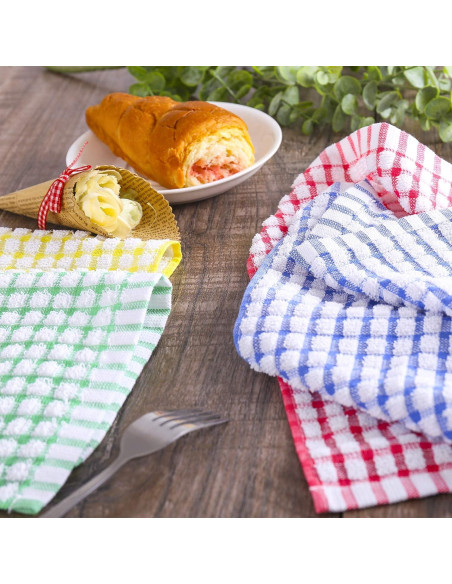 Paños de Cocina Egles 100% Algodón 30x30 cm - 8 Piezas