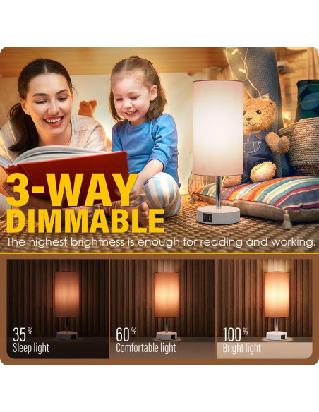 Lámpara de Escritorio Yarra-Decor Rosa con USB y Control Táctil