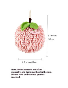 Toallas de Mano Decorativas Aimery 17x17 cm Frutas 2 Pcs 2