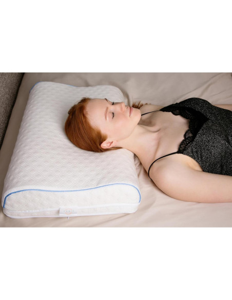 Almohada Contour Aeris de Espuma de Memoria Ajustable - Ergonómica