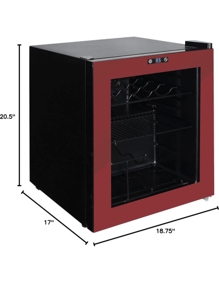 Refrigerador Enfriador de Bebidas West Bend 45.42L Burdeos
