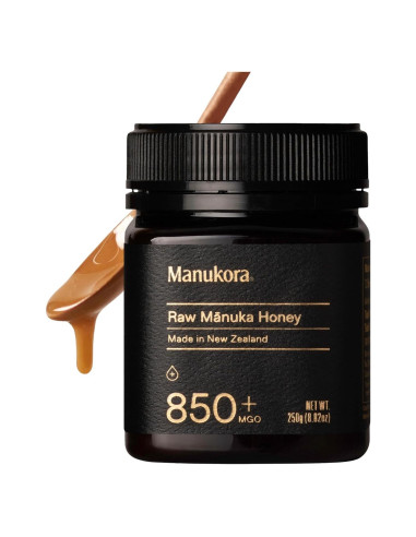 Miel Manuka Cruda Manukora MGO 850+ 250g - Salud Digestiva