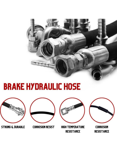 Manguera de Freno Delantera 2pcs Dwvksz para Toyota Sienna