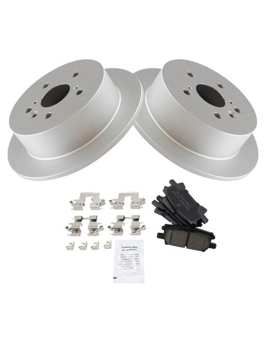 Kit de Pastillas y Discos de Freno TRQ Cerámico Trasero BKA11333