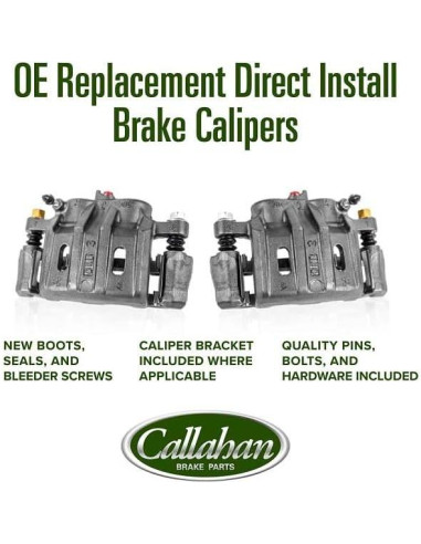 Calipers de freno traseros Callahan para Toyota 4Runner y Sequoia