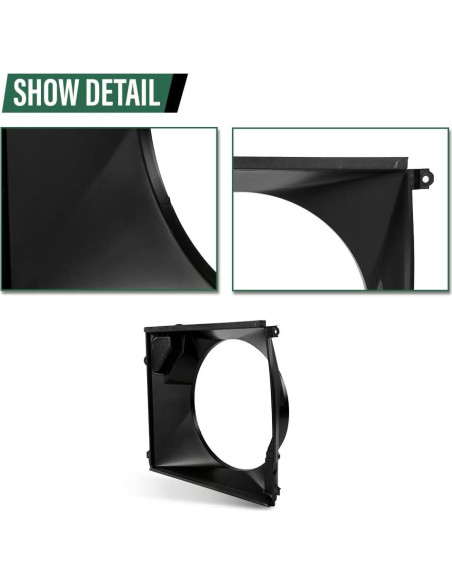 Cubierta Ventilador Radiador LQI Toyota Tacoma 2005-2015