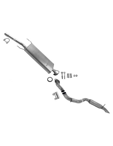 Silenciador Medio y Resonador Toyota Rav4 2006-2012 MAC