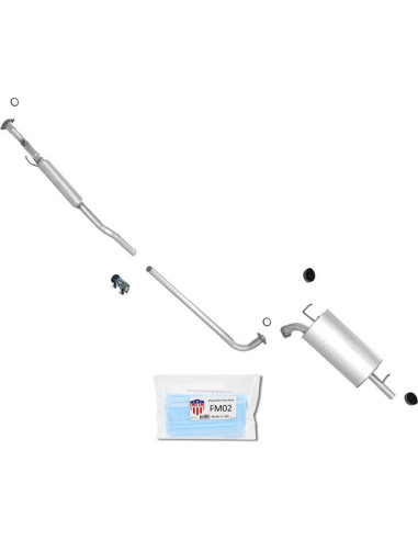 Sistema de Escape Toyota Camry 2.2L 1997-2001 MAC