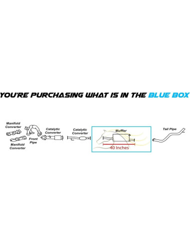Silenciador de Acero Inoxidable Northeastern para Toyota 4Runner