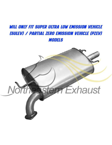 Kit Silenciador Resonador Acero Inoxidable Northeastern para Toyota Camry 2003-2006