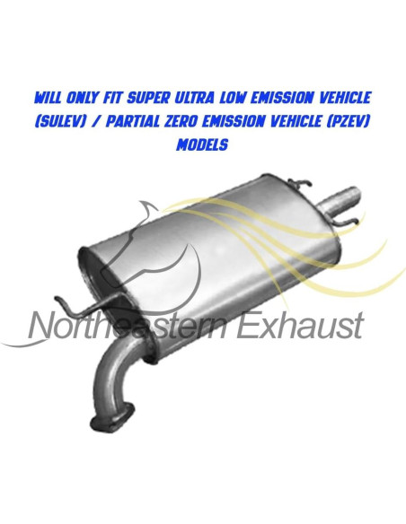 Kit Silenciador Resonador Acero Inoxidable Northeastern para Toyota Camry 2003-2006