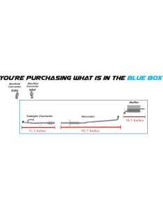 Sistema de Escape Northeastern para Lexus ES330 y Camry 3.3L 2