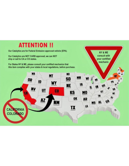 Sistema de Escape Northeastern para Lexus ES330 y Camry 3.3L