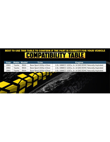 Kit Escape Acero Inoxidable Northeastern para Toyota RAV4 2.0L