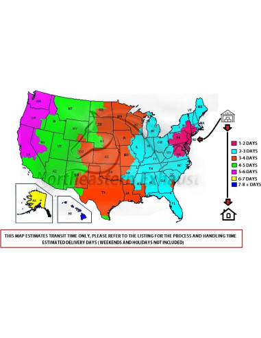 Silenciador trasero Escape Northeastern Toyota Camry 2007-2011