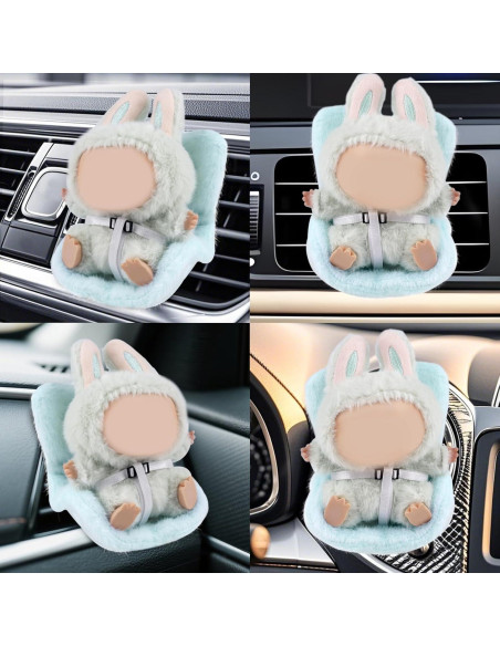 Asiento de coche para muñecas BOXOB 11.7x10.3x9.1cm Azul