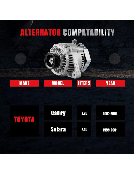Alternador GDSMOTU 80Amp 12Volt para Camry 1997-2001