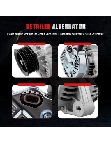 Alternador GDSMOTU 80Amp 12Volt para Camry 1997-2001