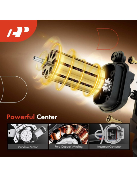 Regulador de Ventana Eléctrico A-Premium para Toyota 4Runner 1990-1995 Lado Izquierdo