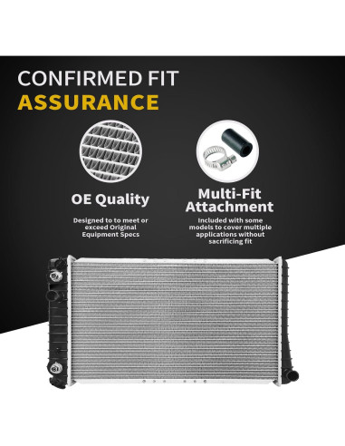 Radiador UIU para Toyota Avalon 2005-2013 y Camry 2007-2011