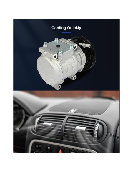 Compresor A/C ECCPP 1995-2004 Toyota Tacoma 3.4L