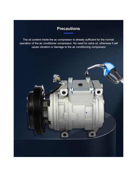 Compresor A/C ECCPP 1995-2004 Toyota Tacoma 3.4L