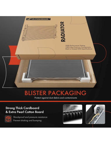 Conjunto Radiador A-Premium con Enfriador de Aceite Toyota