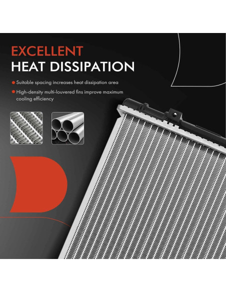 Conjunto Radiador A-Premium con Enfriador de Aceite Toyota